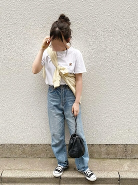 「apres jour（アプレジュール）のアイテム（パンツ）」を使った、ｈaｒu ◎さん（レディース・153cm）の夏コーディネート