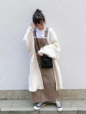 「chocomee（チョコミー）のアイテム（バッグ）」を使った、ｈaｒu ◎さん（レディース・153cm）の秋コーディネート
