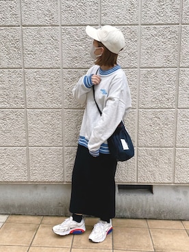 「Lattice（Lattice）のアイテム（帽子）」を使った、ｈaｒu ◎さん（レディース・153cm）の春コーディネート