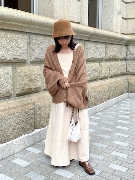 「RAY CASSIN（レイカズン）のアイテム（ワンピース/ドレス）」を使った、ｈaｒu ◎さん（レディース・153cm）の秋コーディネート