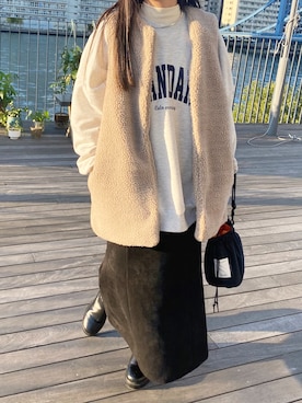 「JOHN MASON SMITH（ジョンメイソンスミス）のアイテム」を使った、ｈaｒu ◎さん（レディース・153cm）の冬コーディネート