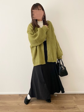 「アイテム（ボストンバッグ）」を使った、ｈaｒu ◎さん（レディース・153cm）の冬コーディネート