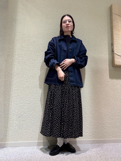 かぐれ カバーオール 「ユニセックス」デニムカバーオール レディース