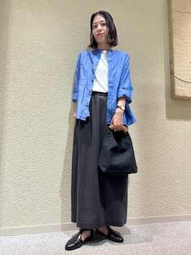 「骨格ナチュラル」｜takagi naoさん（レディース・165cm）の夏コーディネート