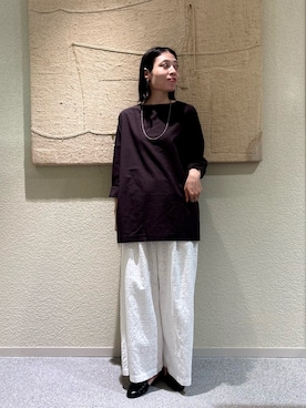 「かぐれ（カグレ）のアイテム」を使った、takagi naoさん（レディース・165cm）の夏コーディネート