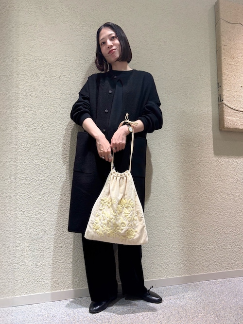 セール】圧縮ウールフレンチロングジレ（ベスト）｜かぐれ（カグレ）の