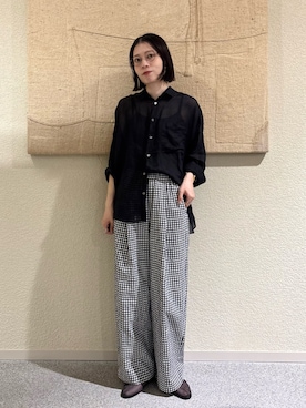 「かぐれ（カグレ）のアイテム」を使った、takagi naoさん（レディース・165cm）の夏コーディネート