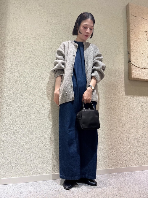 2サイズ展開』デニムワイドオールインワン（その他パンツ）｜か