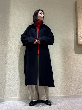 「寒い」｜「アイテム（ジャケット/アウター）」を使った、takagi naoさん（レディース・165cm）の冬コーディネート