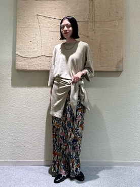 「かぐれ（カグレ）のアイテム」を使った、takagi naoさん（レディース・165cm）の夏コーディネート