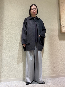 「かぐれ」｜「アイテム（スウェット）」を使った、takagi naoさん（レディース・165cm）の秋コーディネート