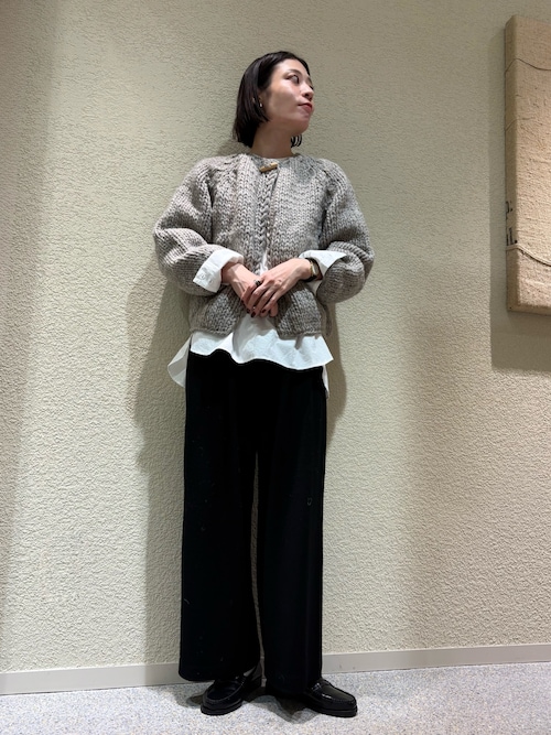 コットンクルーネックプルオーバーシャツ（シャツ/ブラウス）｜かぐれ