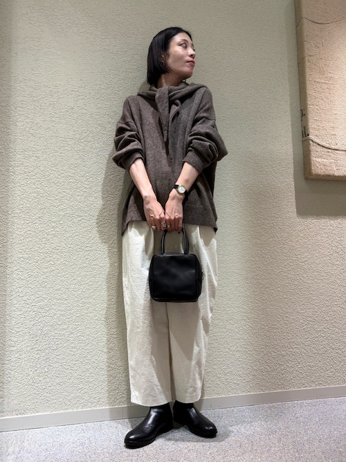 ヤクウールフードマフラー（マフラー）｜かぐれ（カグレ）の