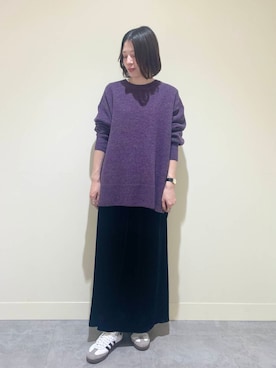 「冬の差し色コーデ」｜takagi naoさん（レディース・165cm）の冬コーディネート