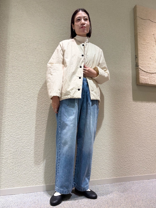 美品✨エブール タートルネックニット ウール ハイゲージ アイボリー 薄手 洗える】ソフトウールハイゲージハイネック ニット / 自由区