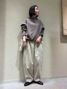 「骨格ナチュラル」｜takagi naoさん（レディース・165cm）の冬コーディネート