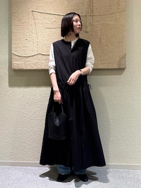 「かぐれ（カグレ）のアイテム（バッグ）」を使った、takagi naoさん（レディース・165cm）の春コーディネート