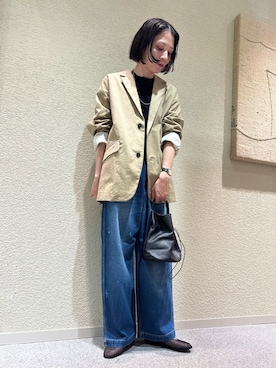 「アイテム（雑貨/ホビー）」を使った、takagi naoさん（レディース・165cm）の秋コーディネート