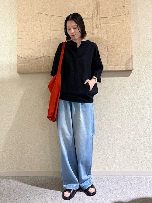 フェードデニムイージーパンツ（デニムパンツ）｜かぐれ（カグレ）の