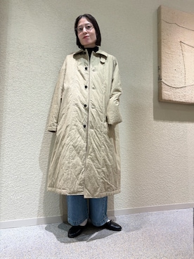 「かぐれ（カグレ）のウールハイゲージタートルネック（ニット/セーター）」を使った、takagi naoさん（レディース・165cm）の秋コーディネート