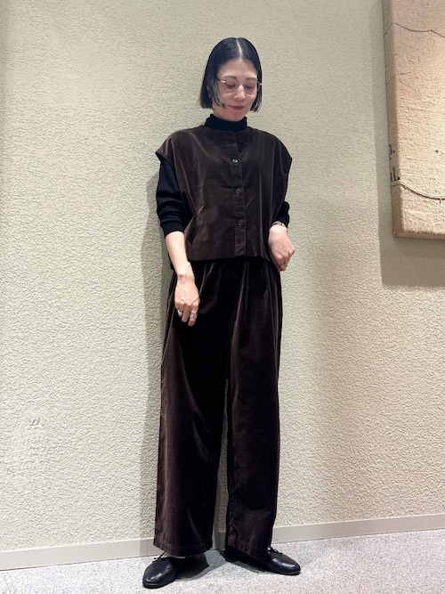 新品　かぐれ　コットンベルベット2WAYベスト かぐれ｜コットンベルベット2WAYベスト | Rakuten Fashion(楽天