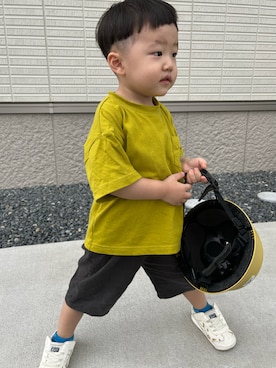 「白スニーカー」｜mizuさん（キッズ・90cm）の秋コーディネート