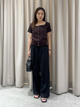 「FREE'S MART（フリーズマート）のアイテム（バッグ）」を使った、yuiさん（レディース・148cm）の夏コーディネート