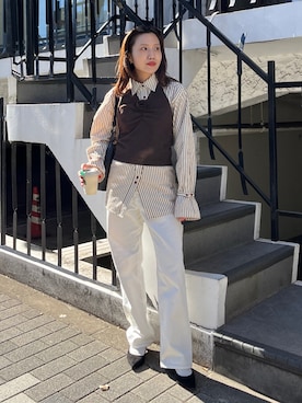 「FREE'S MART（フリーズマート）のアイテム」を使った、yuiさん（レディース・148cm）の冬コーディネート