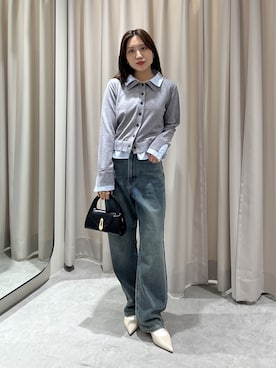 「FREE'S MART（フリーズマート）のアイテム（パンツ）」を使った、yuiさん（レディース・148cm）の春コーディネート