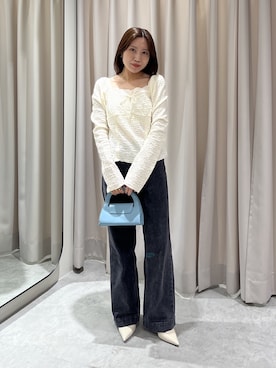 「FREE'S MART（フリーズマート）のアイテム（パンツ）」を使った、yuiさん（レディース・148cm）の春コーディネート