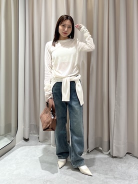 「FREE'S MART（フリーズマート）のアイテム（パンツ）」を使った、yuiさん（レディース・148cm）の春コーディネート