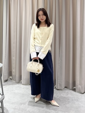 「FREE'S MART（フリーズマート）のアイテム（バッグ）」を使った、yuiさん（レディース・148cm）の春コーディネート