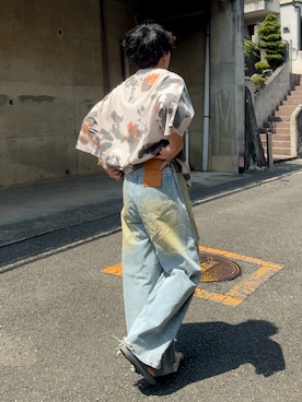 「アイテム（サンダル）」を使った、みっち~さん（メンズ・165cm）の夏コーディネート