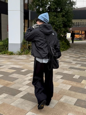 「アイテム（帽子）」を使った、みっち~さん（メンズ・165cm）の秋コーディネート