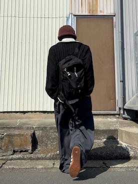 「SALOMON（サロモン）のアイテム」を使った、みっち~さん（メンズ・165cm）の春コーディネート