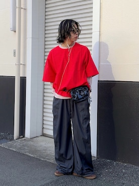 「KiU（キウ）のアイテム」を使った、みっち~さん（メンズ・165cm）の春コーディネート