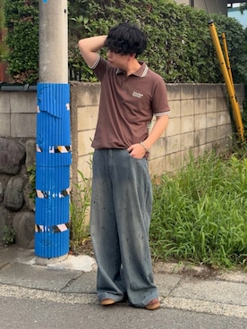 「DIESEL（ディーゼル）のアイテム」を使った、みっち~さん（メンズ・165cm）の夏コーディネート