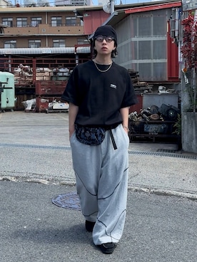 「Clarks（クラークス）のアイテム（シューズ）」を使った、みっち~さん（メンズ・165cm）の春コーディネート