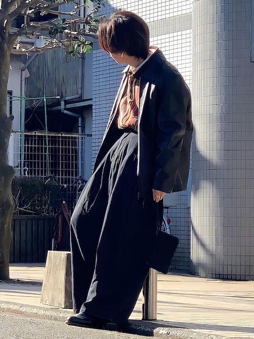 MHL.（エムエイチエル）の「WORN LINEN COTTON DRILL（シャツ/ブラウス