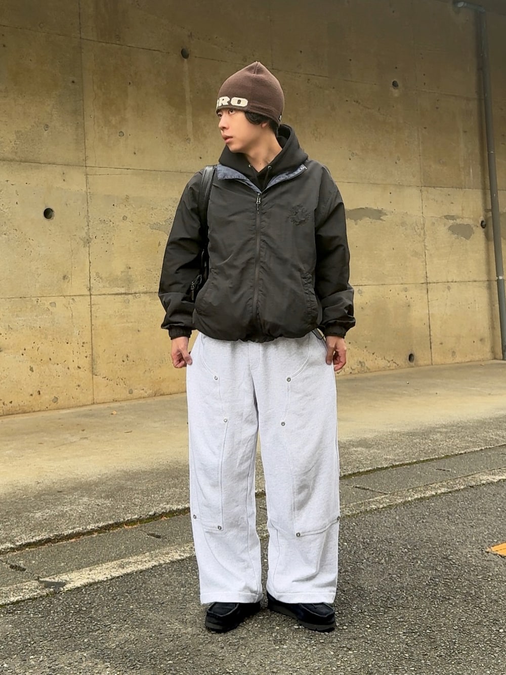 2WAY REVAESIBLE NYLON DRAWCORD SHORT BLOUSON／2wayリバーシブル