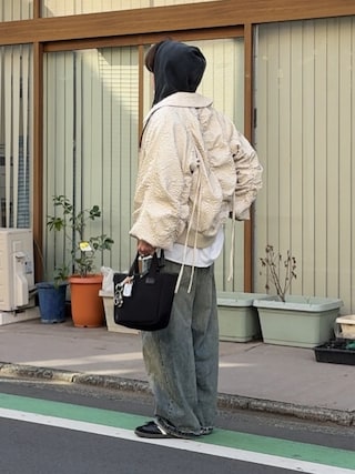 seyto（セイト）の「Jacquard cut out gather blouson