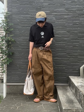 「スポーツミックス」｜みっち~さん（メンズ・165cm）の夏コーディネート