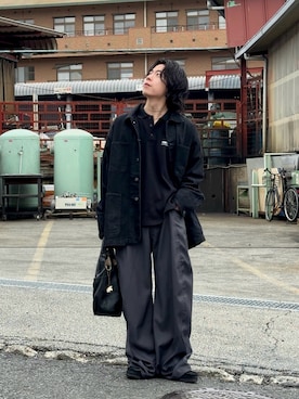 「HARE（ハレ）のアイテム」を使った、みっち~さん（メンズ・165cm）の春コーディネート