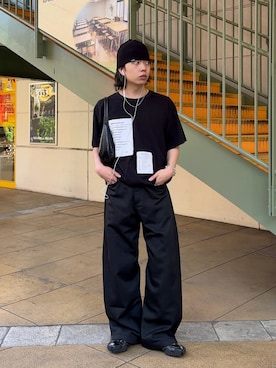 「MM6 Maison Margiela（ｴﾑｴﾑｼｯｸｽ ﾒｿﾞﾝ ﾏﾙｼﾞｪﾗ）のアイテム」を使った、みっち~さん（メンズ・165cm）の春コーディネート