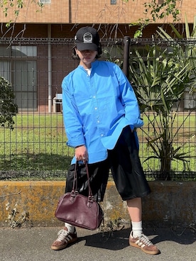 「PAGEBOY（ページボーイ）のアイテム（バッグ）」を使った、みっち~さん（メンズ・165cm）の春コーディネート