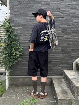 「Confirm（コンファーム）のアイテム」を使った、みっち~さん（骨格ナチュラル・メンズ・165cm）の夏コーディネート