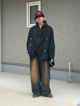 「アイテム（PC・スマホグッズ/家電）」を使った、みっち~さん（メンズ・165cm）の秋コーディネート