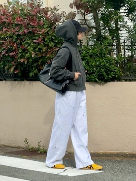 「アイテム（キャップ）」を使った、みっち~さん（メンズ・165cm）の秋コーディネート