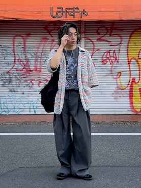 「BEAMS（ビームス）のアイテム」を使った、みっち~さん（メンズ・165cm）の夏コーディネート