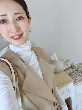 「laboratory work（ラボラトリーワーク）のアイテム」を使った、KHさん（レディース・161cm）の秋コーディネート